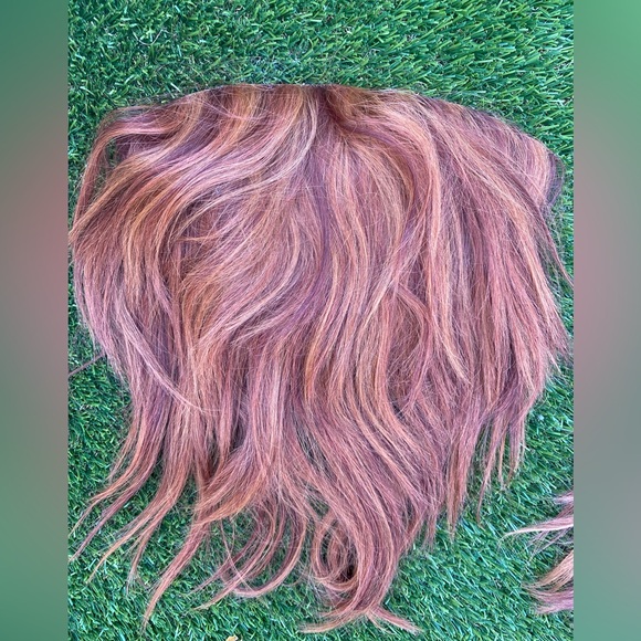 NWOT REMY HUMAN HAIR HAIRDO EXTENSION ONE PIECE DEEP BURGUNDY RED 1 Pc - Picture 5 of 6